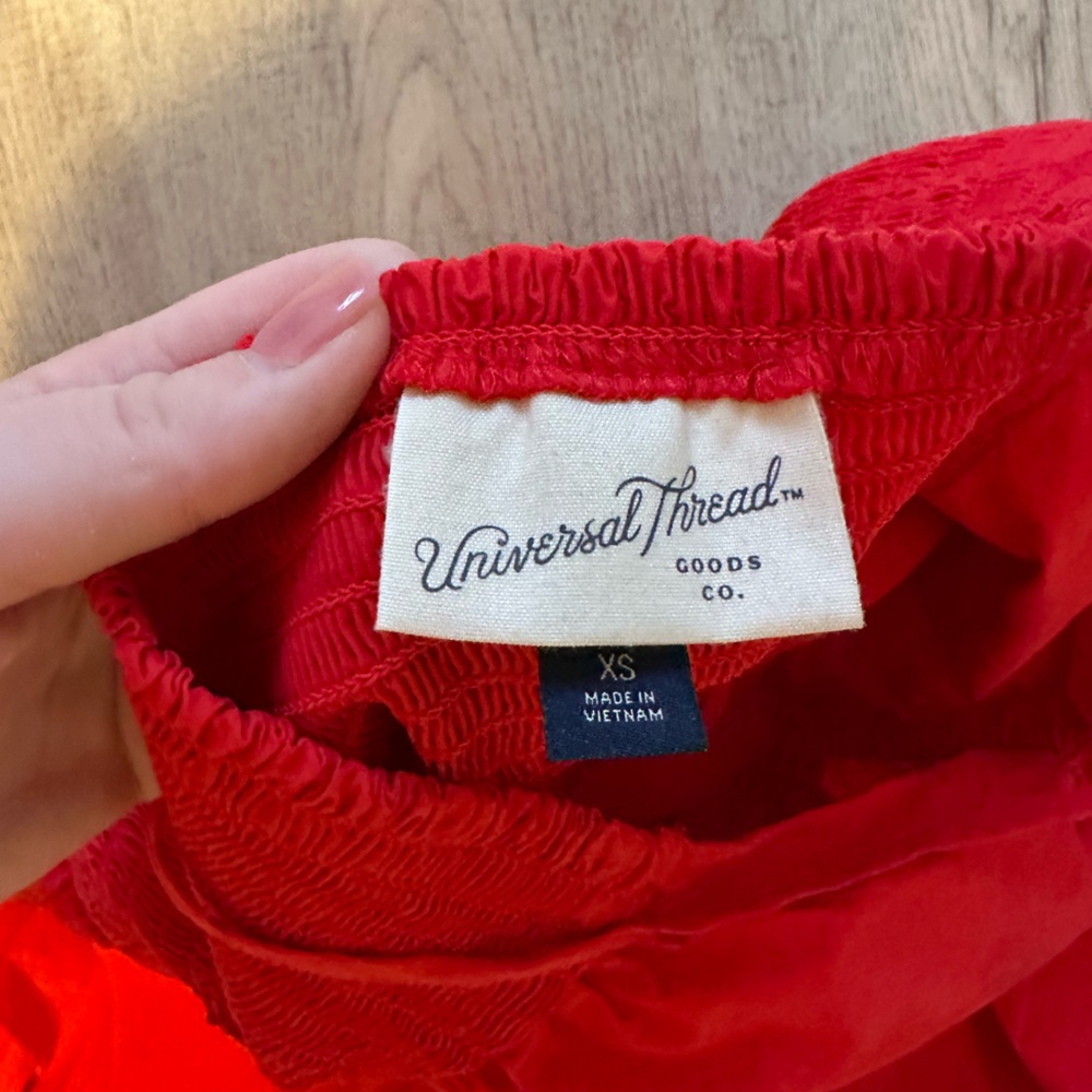 Universal Thread Vibrant Red Backless Dress - Picture 3 of 3